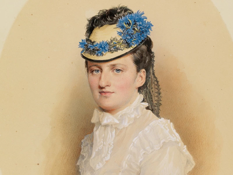 1800-Josef Kriehuber - La principessa Teresa di Baviera